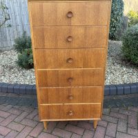 Meredew Oak Tallboy Chest Of Drawers