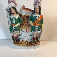 Staffordshire Pottery Flat Back