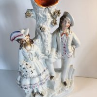 Staffordshire Pottery Spill Vase