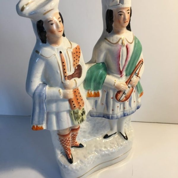 Staffordshire Pottery Flat Back