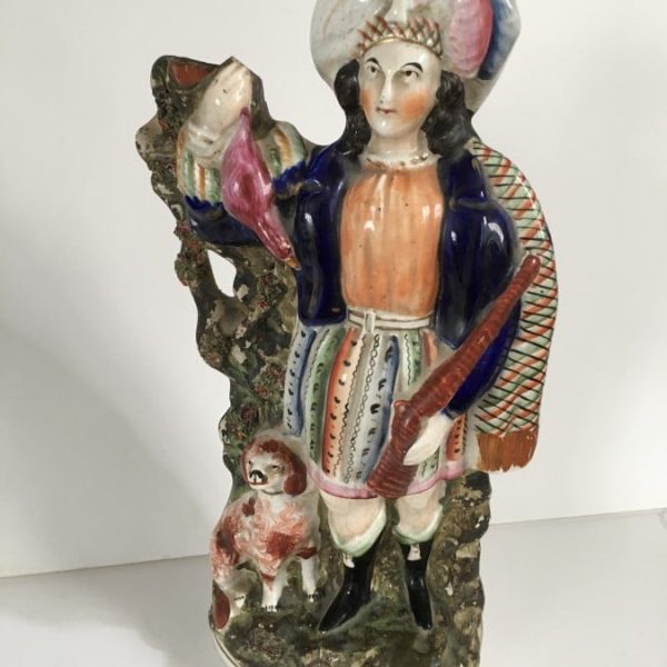 Staffordshire Pottery Spill Vase