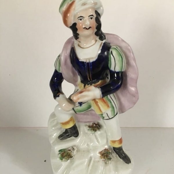 Staffordshire Pottery Flat Back