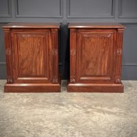 Pair of Victorian Mahogany Bedside Cabinets