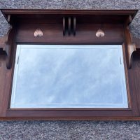 Arts &amp; Crafts Mahogany Overmantle Mirror