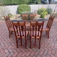 G.M. Ellwood Set of Six Oak Dining Chairs