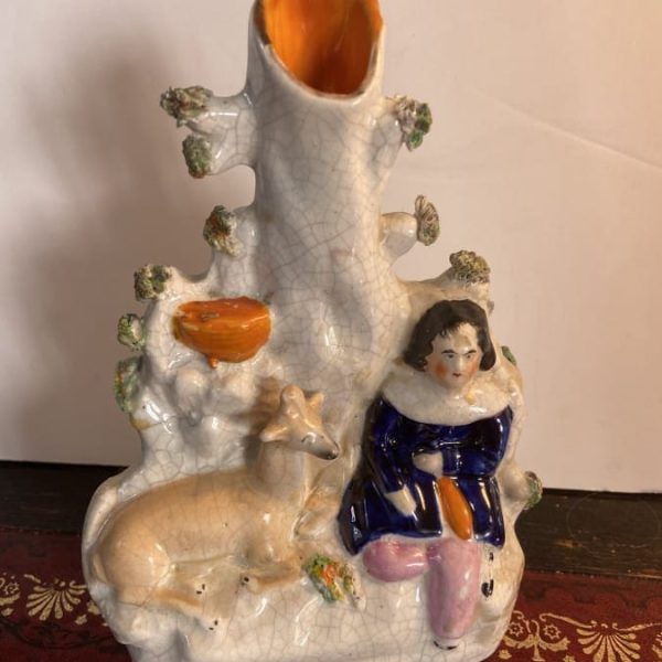 Staffordshire Pottery Spill Vase