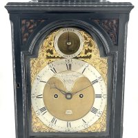 Incredible Georgian English Ebony Bracket Clock – James Smith London &#8211; ca1720