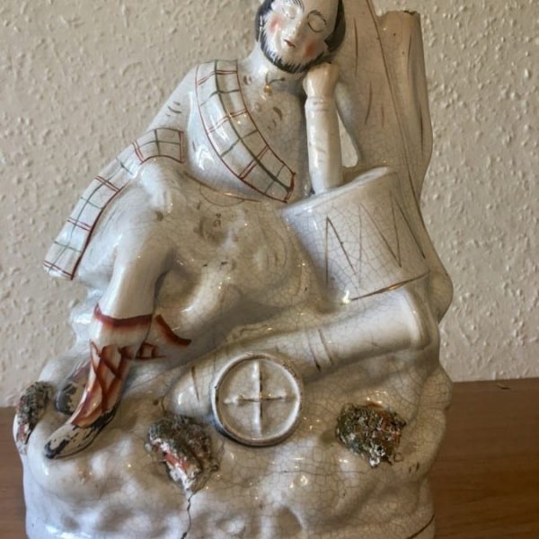 Staffordshire Pottery Flat Back