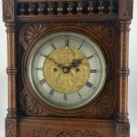Awesome Twin Fusee Victorian Bracket Clock &#8211; ca1870