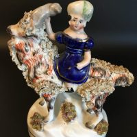 Staffordshire Pottery Flat Back