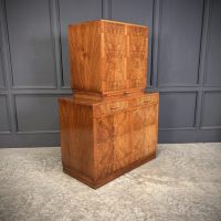 Art Deco Walnut Cocktail Cabinet