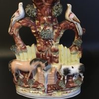 Staffordshire Pottery Spill Vase