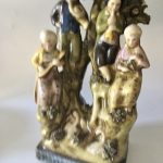 Reproduction Staffordshire Pottery Flat Back