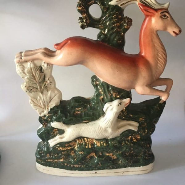 Staffordshire Pottery Spill Vase