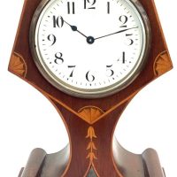 Tulip Cased Mantel Clock