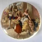 Staffordshire Pottery pot lids.