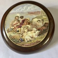 Staffordshire Pottery pot lids.