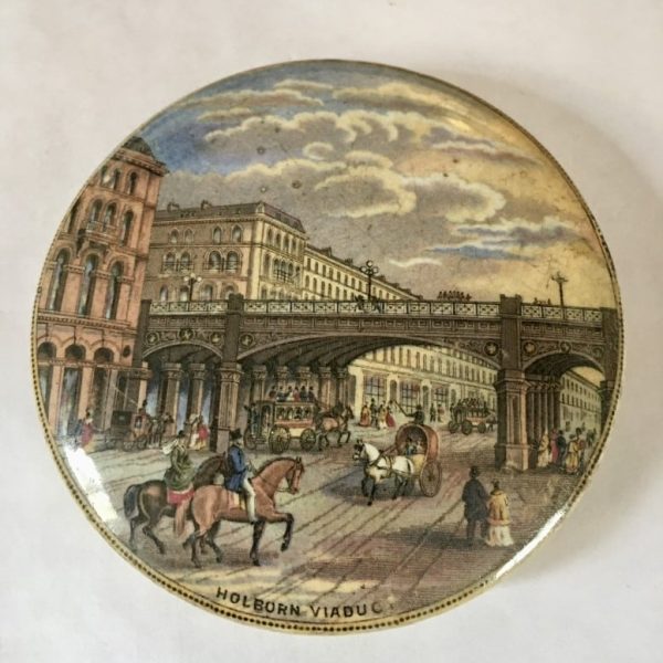 Staffordshire Pottery pot lids.