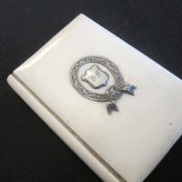 c.1810-25 Antique French &#8220;Aide Mémoire&#8221;Silk Lined