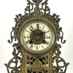 Fine Victorian French Rococo Ornate Mantel Clock – ca1870