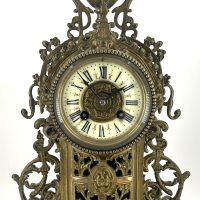 Fine Victorian French Rococo Ornate Mantel Clock – ca1870