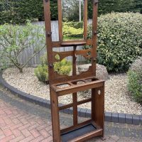 Arts &amp; Crafts Oak Hallstand