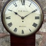 Superb Georgian Single Fusee Drop Dial Clock &#8211; 1840