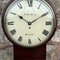 Superb Georgian Single Fusee Drop Dial Clock &#8211; 1840
