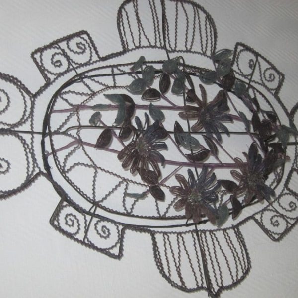 Huge 19th Century French Beaded Flower Display