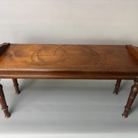Late 19th Century Walnut Hall Seat