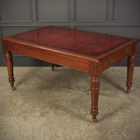 Superb Victorian Mahogany Partners Writing Table &#8211; Circa 1870