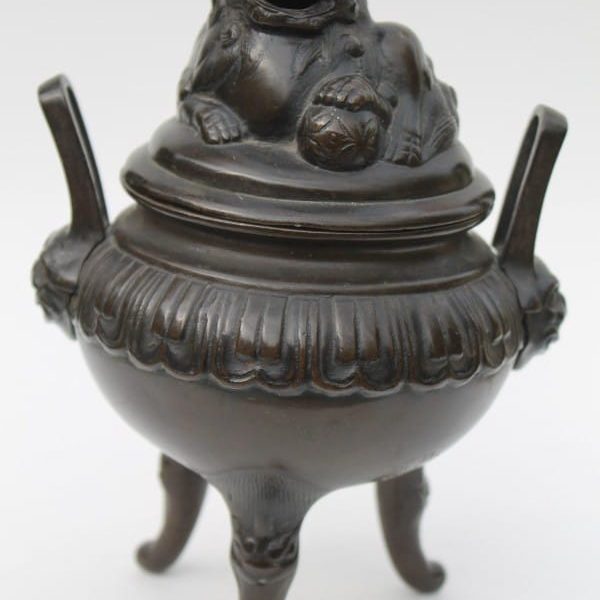 Japanese Bronze Koro, Censer. 19th C