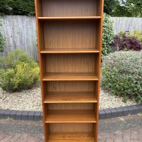 Danish Mid Century Tall Teak Bookcase c1960s