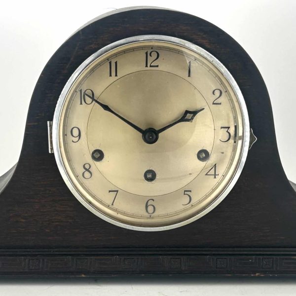 Lovely Hat Shaped Art Deco Westminster Chime Mantel Clock &#8211; ca 1910