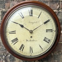 Fabulous Georgian Single Fusee Dial Clock &#8211; ca 1840