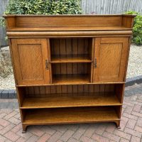 Arts &amp; Crafts Oak Bookcase c1900