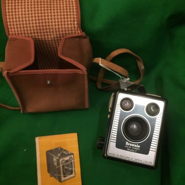 Box Brownie Camera with case and instruction