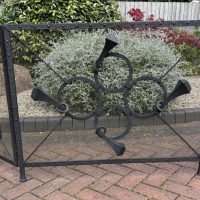 Hand Forged Wrought Iron Fire Guard Screen