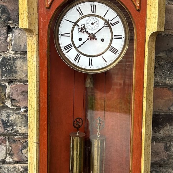 Fantastic Rare Chinoiserie Case Floor Regulator Clock – Ca 1870