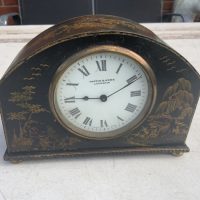 Chinoiserie mantel clock by Mappin &#038; Webb of London