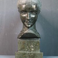 Art Deco Marble Bust