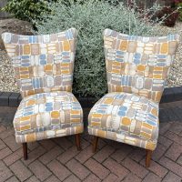 Pair of Howard Keith Encore Lounge Chairs 1950s