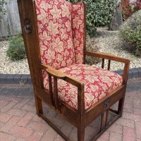 G M Ellwood Arts &amp; Crafts Oak Armchair