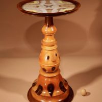 A Brazilian Butterfly Table, Circa 1900-20
