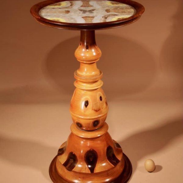 A Brazilian Butterfly Table, Circa 1900-20