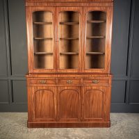 Victorian Mahogany Glazed Bookcase