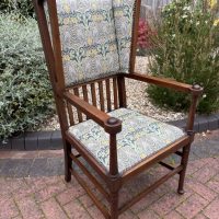 Arts &amp; Crafts Walnut Armchair
