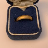 Posy ring solid gold 18th century