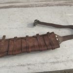 German Soldiers belt and pouches for Mauser rifle ammunition clips