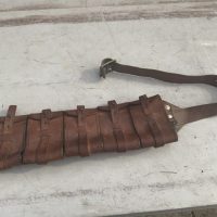 German Soldiers belt and pouches for Mauser rifle ammunition clips
